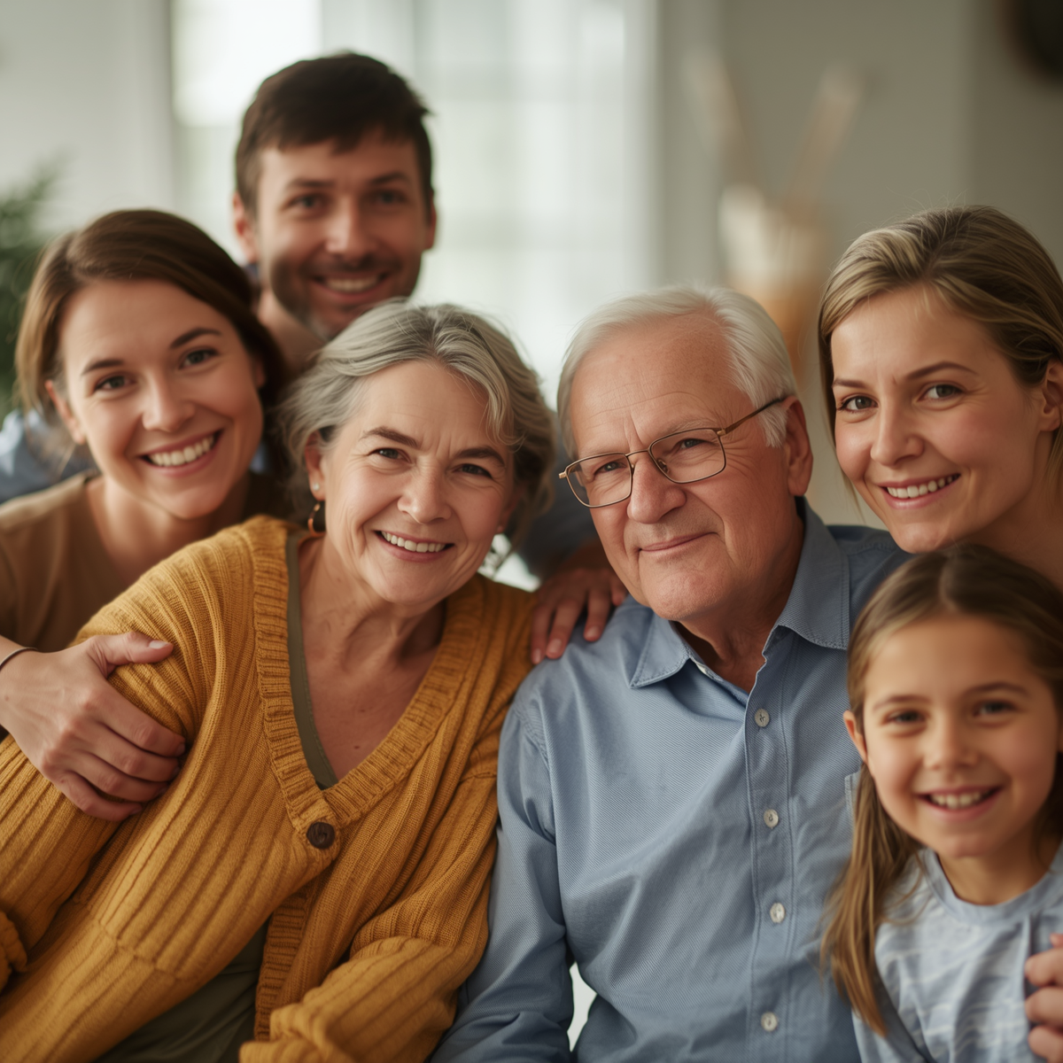 Family discussing retirement planning strategies and estate planning