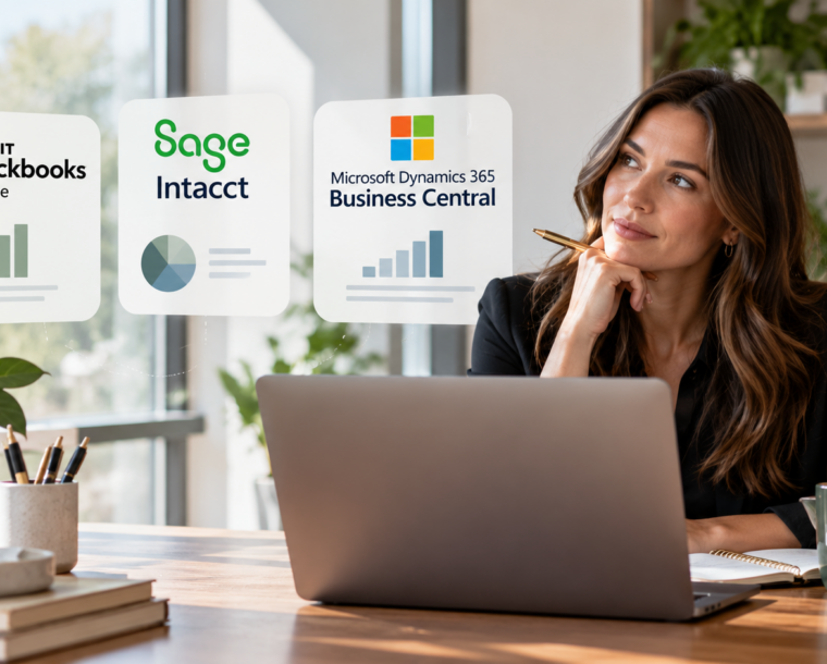QuickBooks Online vs. Sage Intacct vs. Business Central – Accounting Software Comparison